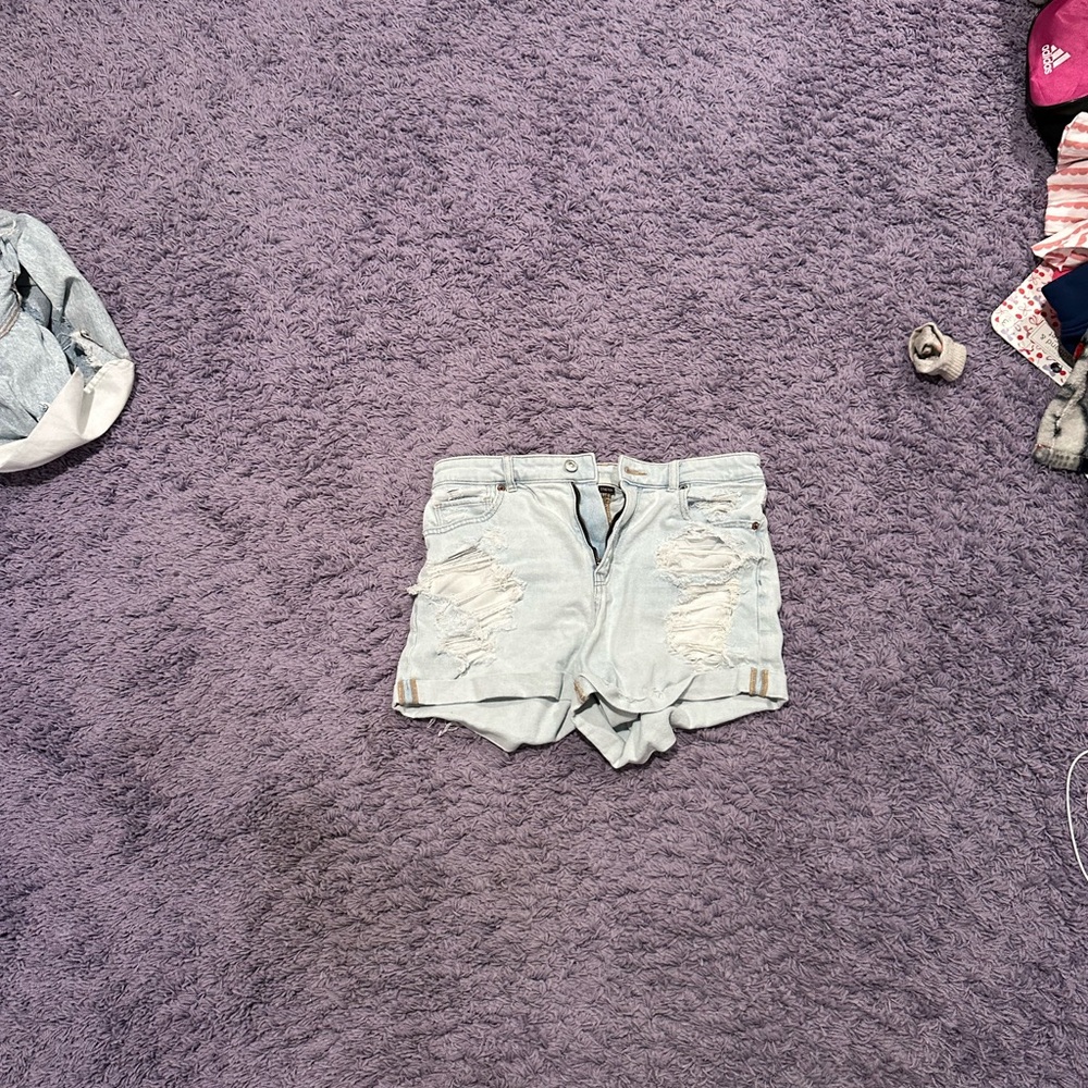 American Eagle Outfitters Light Blue Jean Shorts